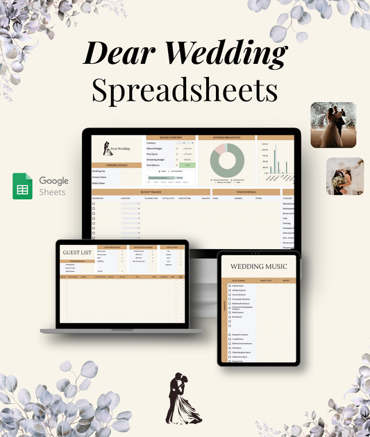 Wedding Spreadsheets